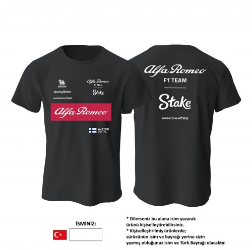 Alfa Romeo Racing : Black Edition 2023 Tişört