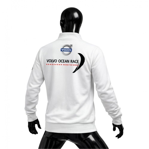 Volvo Racing Legacy White Edition Fermuarlı Hırka 2