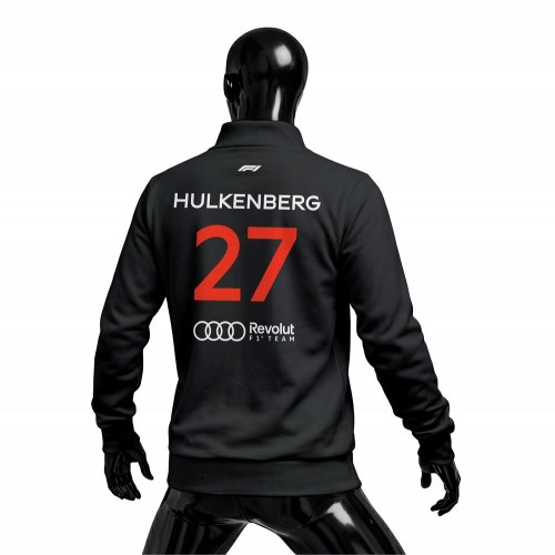 Audi Revolut F1 Team: R26 - Crew Edition Black 2026 Fermuarlı Hırka 2