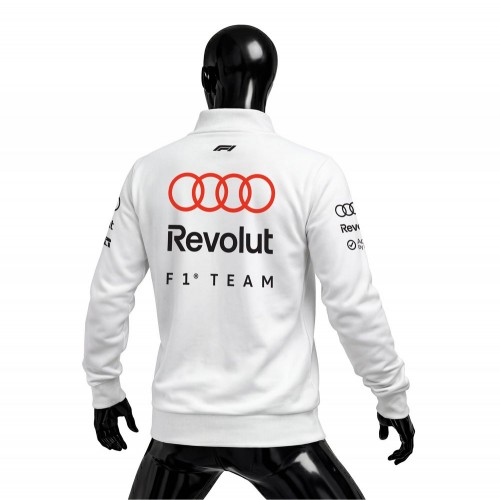 Audi Revolut F1 Team: R26 - Merch Edition White 2026 Fermuarlı Hırka 2