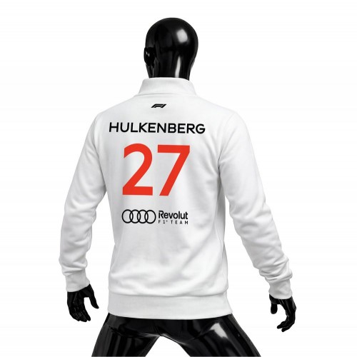 Audi Revolut F1 Team: R26 - Crew Edition White 2026 Fermuarlı Hırka 2