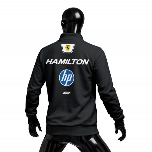 Scuderia Ferrari: SF-26 Black Edition 2026 Fermuarlı Hırka 2