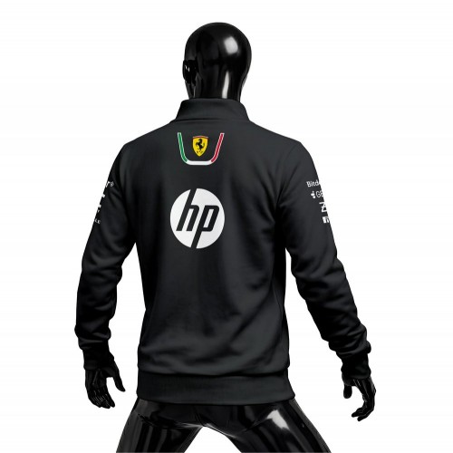 Scuderia Ferrari: SF-26 Merch Edition - Black 2026 Fermuarlı Hırka 2