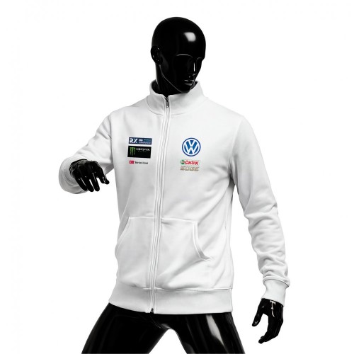 Volkswagen: Rallycross White Edition 2023 Fermuarlı Hırka