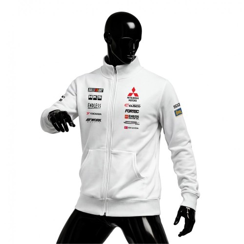 Mitsubishi Ralliart Legacy White Edition Fermuarlı Hırka