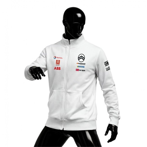 Citroën Racing Team White Edition Fermuarlı Hırka