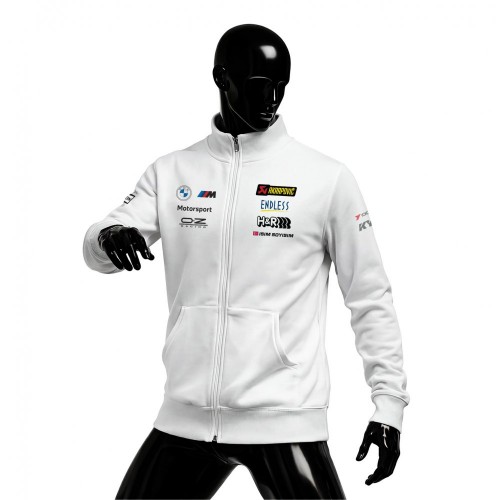 BMW Motorsport Legacy White Edition Fermuarlı Hırka