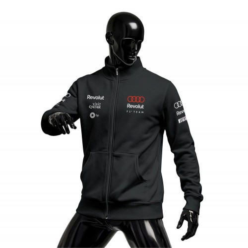 Audi Revolut F1 Team: R26 - Merch Edition Black 2026 Fermuarlı Hırka