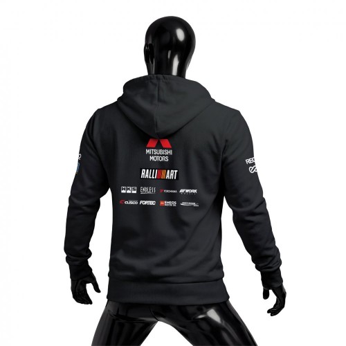 Mitsubishi Ralliart Legacy Black Edition Fermuarlı Hoodie 2