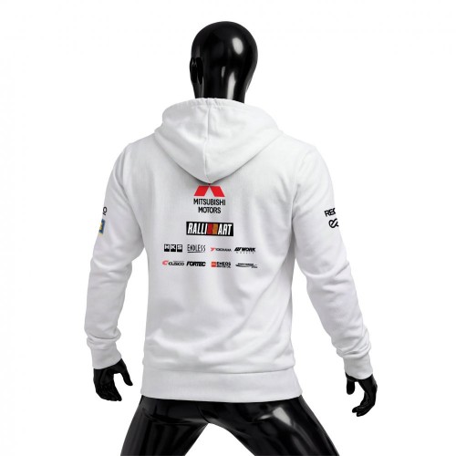 Mitsubishi Ralliart Legacy White Edition Fermuarlı Hoodie 2