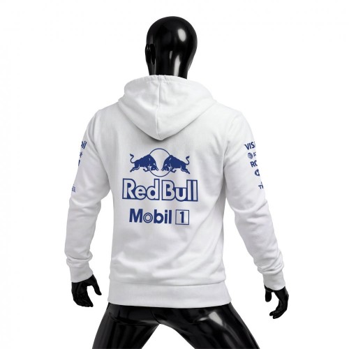 RED BULL RB22 - White Edition Fermuarlı Hoodie 2