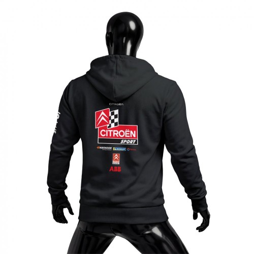 Citroën Racing Team Black Edition Fermuarlı Hoodie 2