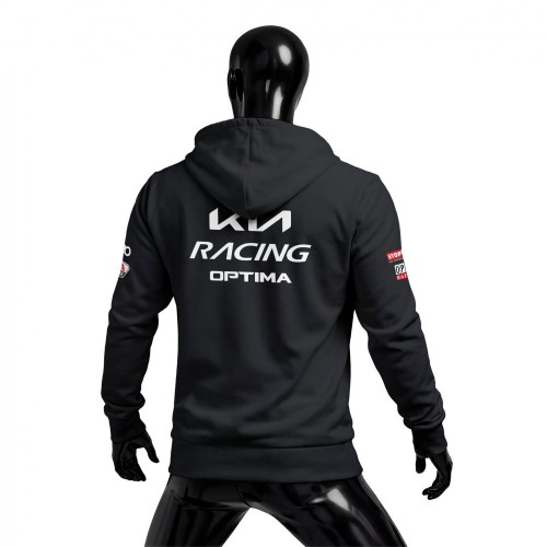 KIA Racing Team Black Edition Fermuarlı Hoodie 2