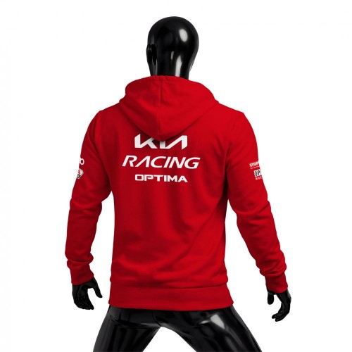 KIA Racing Team Red Edition Fermuarlı Hoodie 2
