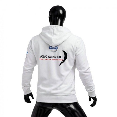 Volvo Racing Legacy White Edition Fermuarlı Hoodie 2