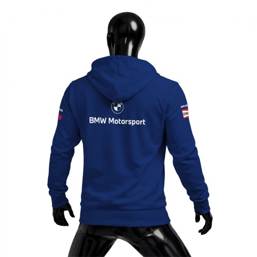 BMW Motorsport Legacy Navy Edition Fermuarlı Hoodie 2