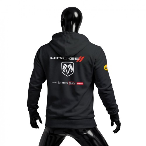 Dodge Motorsport Black Edition Fermuarlı Hoodie 2