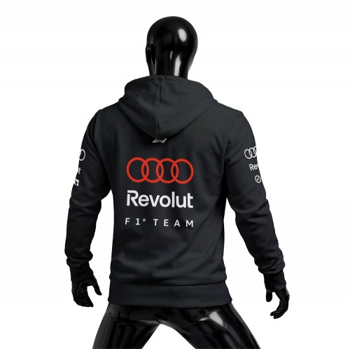 Audi Revolut F1 Team: R26 - Merch Edition Black 2026 Fermuarlı Hoodie 2