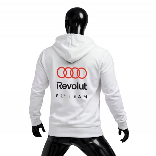 Audi Revolut F1 Team: R26 - Merch Edition White 2026 Fermuarlı Hoodie 2