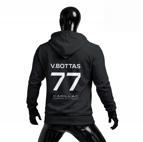 Cadillac F1 Team: Black Crew Edition 2026 Fermuarlı Hoodie