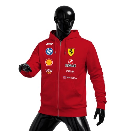 Scuderia Ferrari SF-25 Edition 2025 Fermuarlı Hoodie