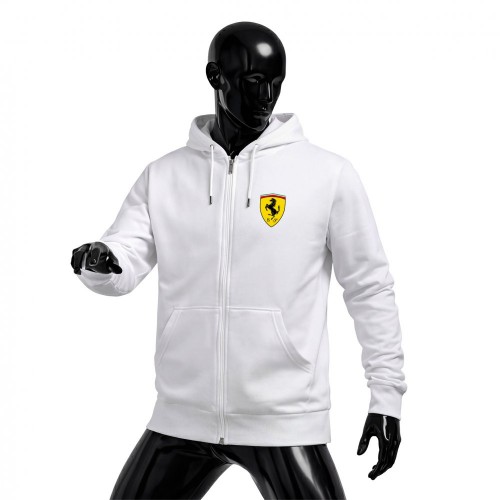 Leclerc Ferrari Champion Style Fermuarlı Hoodie 2