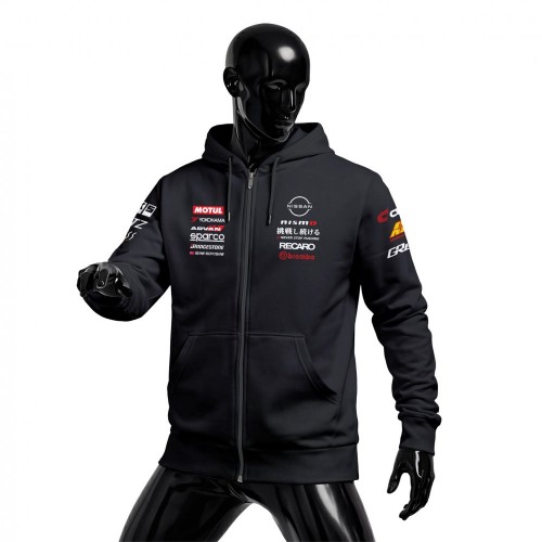 Nissan Nismo Legacy Black Edition Fermuarlı Hoodie