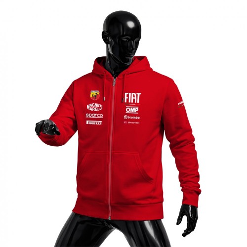 Fiat Corse Red Edition Fermuarlı Hoodie