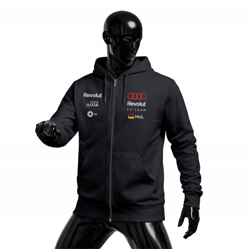 Audi Revolut F1 Team: R26 - Black Edition 2026 Fermuarlı Hoodie