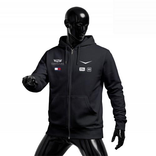 Cadillac F1 Team: Black Crew Edition 2026 Fermuarlı Hoodie 2