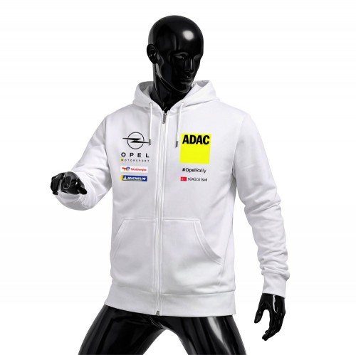 Opel Motorsport: White Edition #OpelRally 2026 Fermuarlı Hoodie