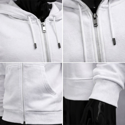 Cadillac F1 Team: White Edition 2026 Fermuarlı Hoodie 2