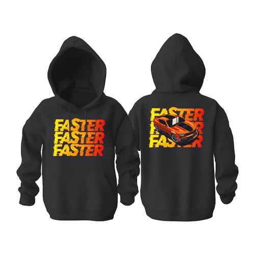 Faster Red Car Hoodie