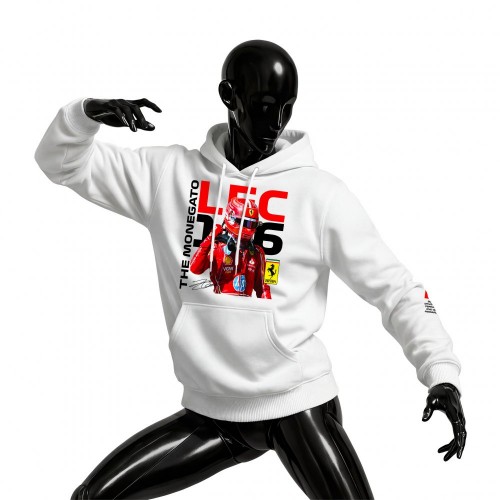 Leclerc Ferrari Champion Style Hoodie