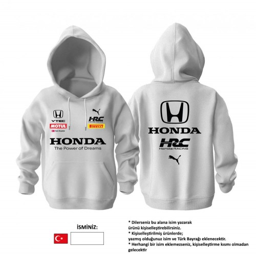 Honda: Team VTEC WhiteEdition Hoodie