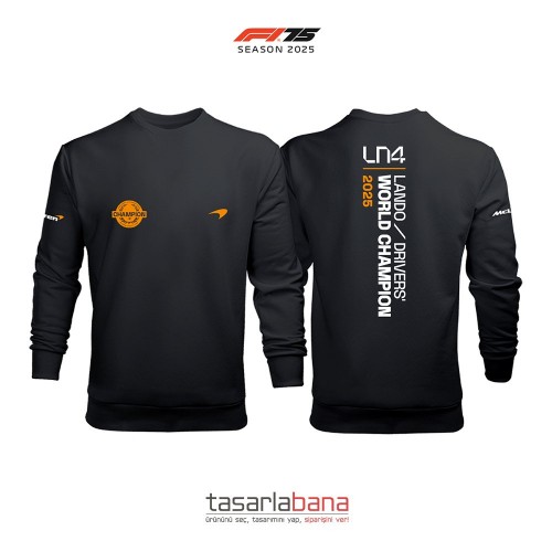 Lando Norris World Champion 2025 - Black Edition Sweatshirt