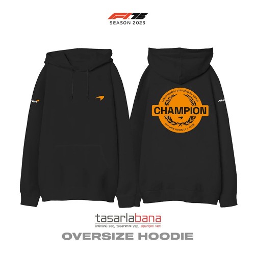 Lando Norris World Champion 2025 - Black Edition v2 Hoodie