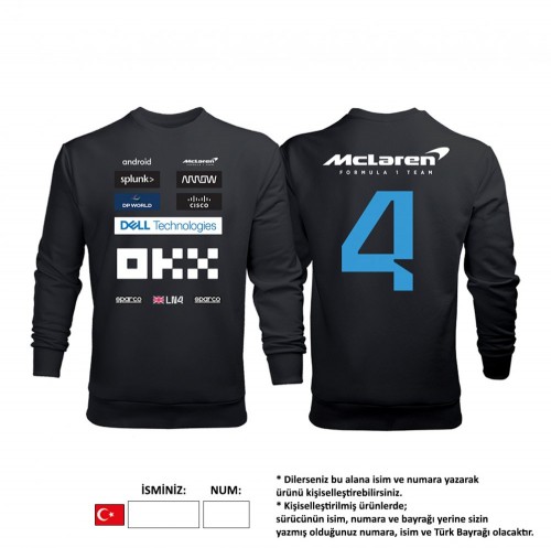 McLaren F1 Team : Black Edition 2023 Sweatshirt