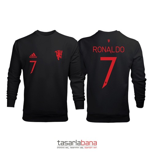 Manchester United Black Devil Edition 2021-2022 Sweatshirt