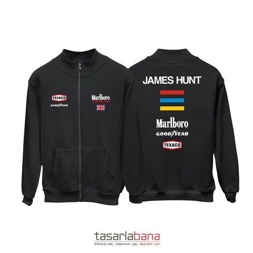 McLaren F1 Team James Hunt Black Edition Fermuarlı Hırka