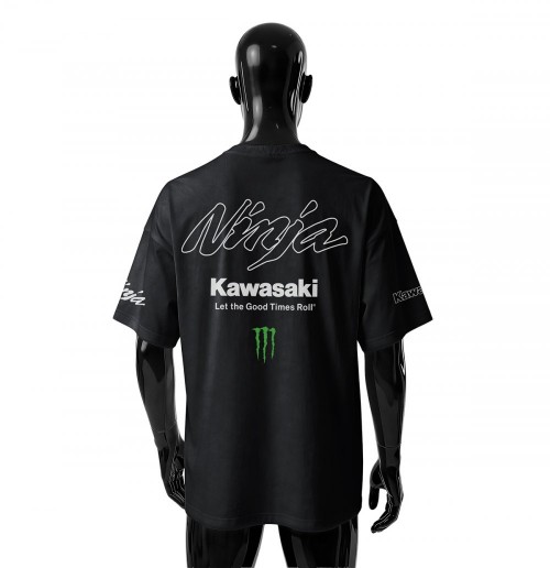 Kawasaki Racing: Ninja - Black 2026 Oversize Tişört 2