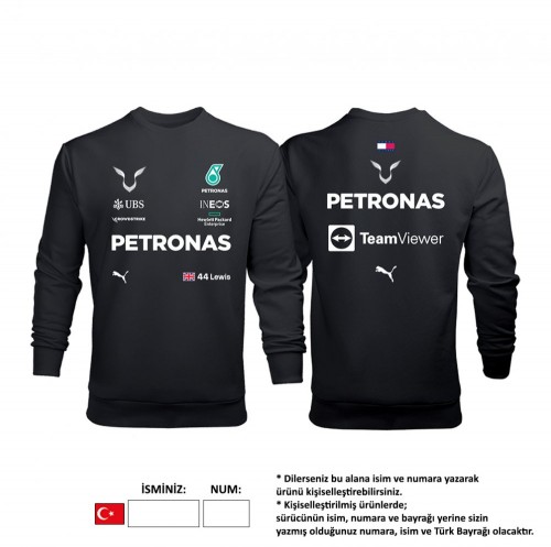 Petronas F1 Team : Black Editon 2023 Sweatshirt