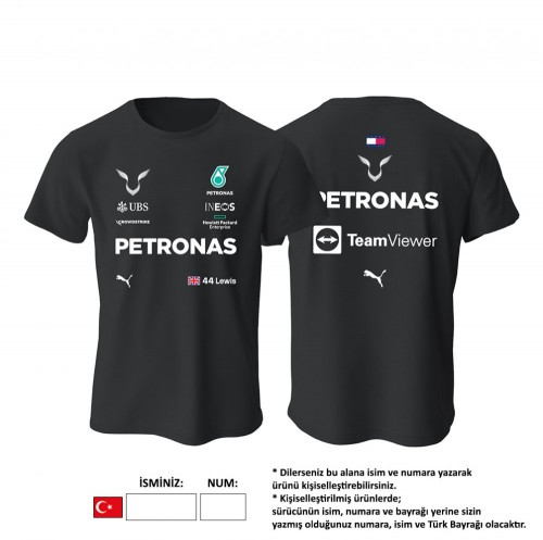 Petronas F1 Team : Black Editon 2023 Tişört