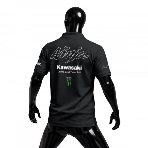 Kawasaki Racing: Ninja - Black 2026 Polo Yaka 2