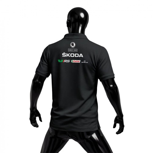 Škoda VRS Heritage Black Edition Polo Yaka Tişört 2