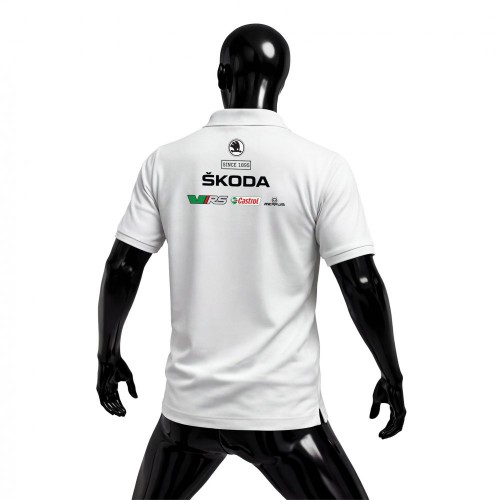 Škoda VRS Heritage White Edition Polo Yaka Tişört 2