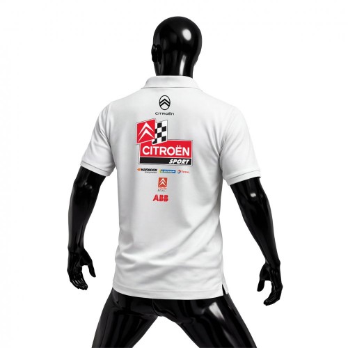Citroën Racing Team White Edition Polo Yaka Tişört 2