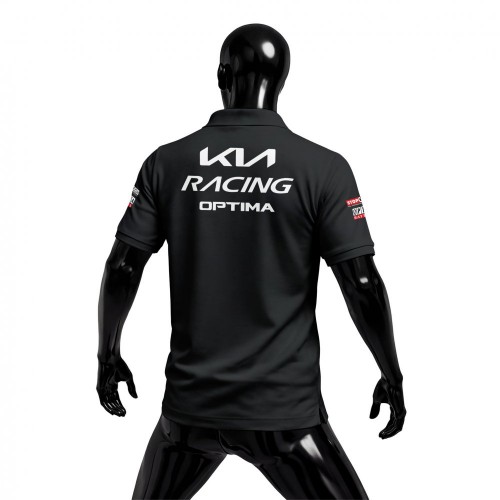 KIA Racing Team Black Edition Polo Yaka Tişört 2