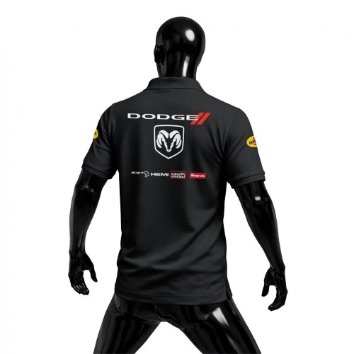 Dodge Motorsport Black Edition Polo Yaka Tişört 2