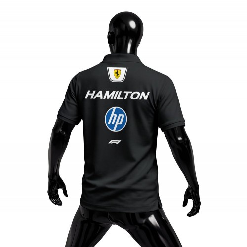 Scuderia Ferrari: SF-26 Black Edition 2026 Polo Yaka 2